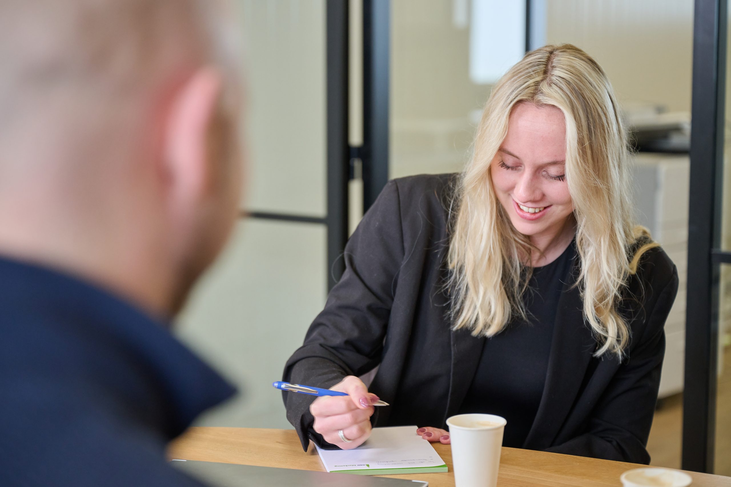 Online vindbaarheid: Sanne maakt aantekeningen